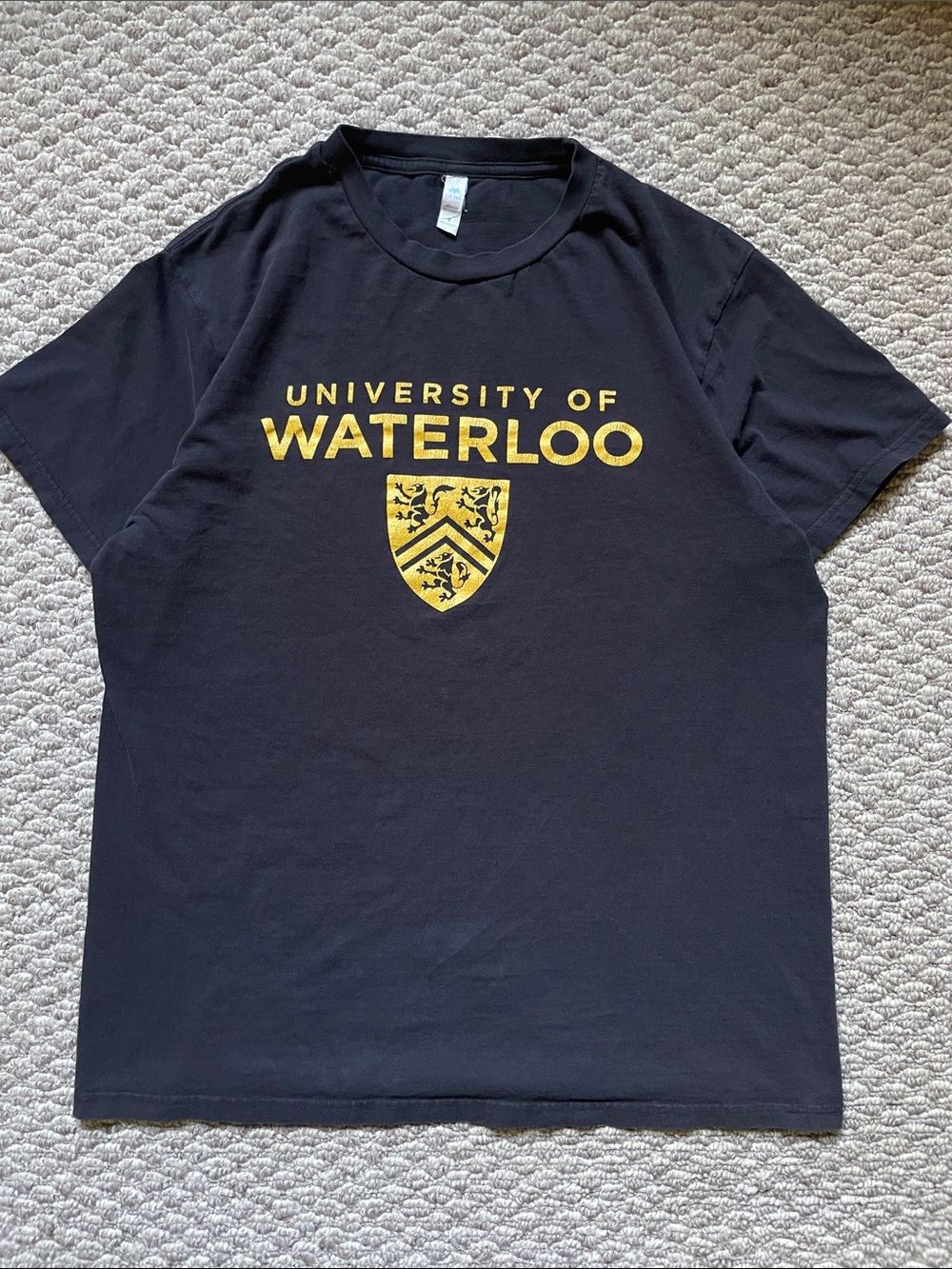 University of Waterloo t shirt